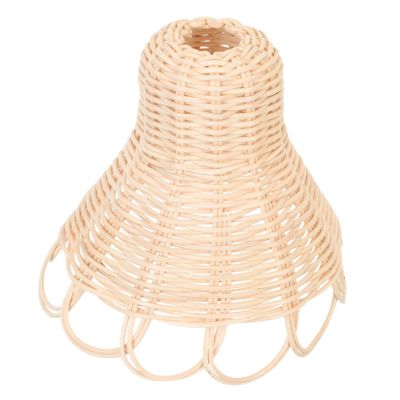 MOBUTOFU Boho Style Wicker Lamp Shades Rattan Decor for Home Restaurant Lighting