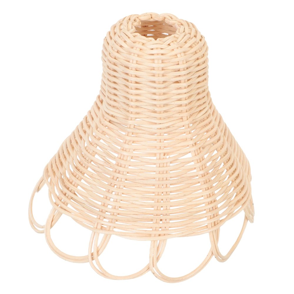MOBUTOFU Boho Style Wicker Lamp Shades Rattan Decor for Home Restaurant Lighting