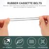 NULYLU Professional Cassette Tape Player Belts 1mm Rubber Belts for Recorder Maintenance view 2