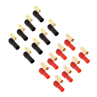 8 Pairs XT150 Female Male Connector Adapter Set Gold Plated Banana Bullet Plugs Adapter for RC Car