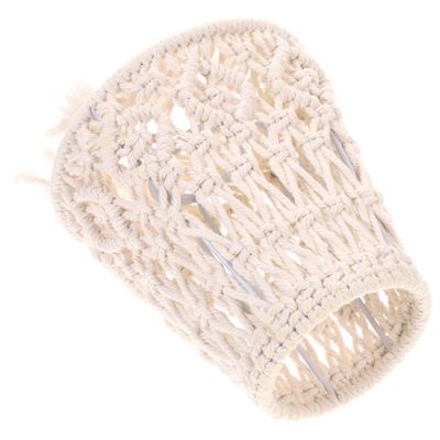 SEWOART Bohemian Woven Lamp Shade for Table Lamps Creative Easy to Install Rustic Decor for Bedroom Hotel Restaurant Premium Rope Material