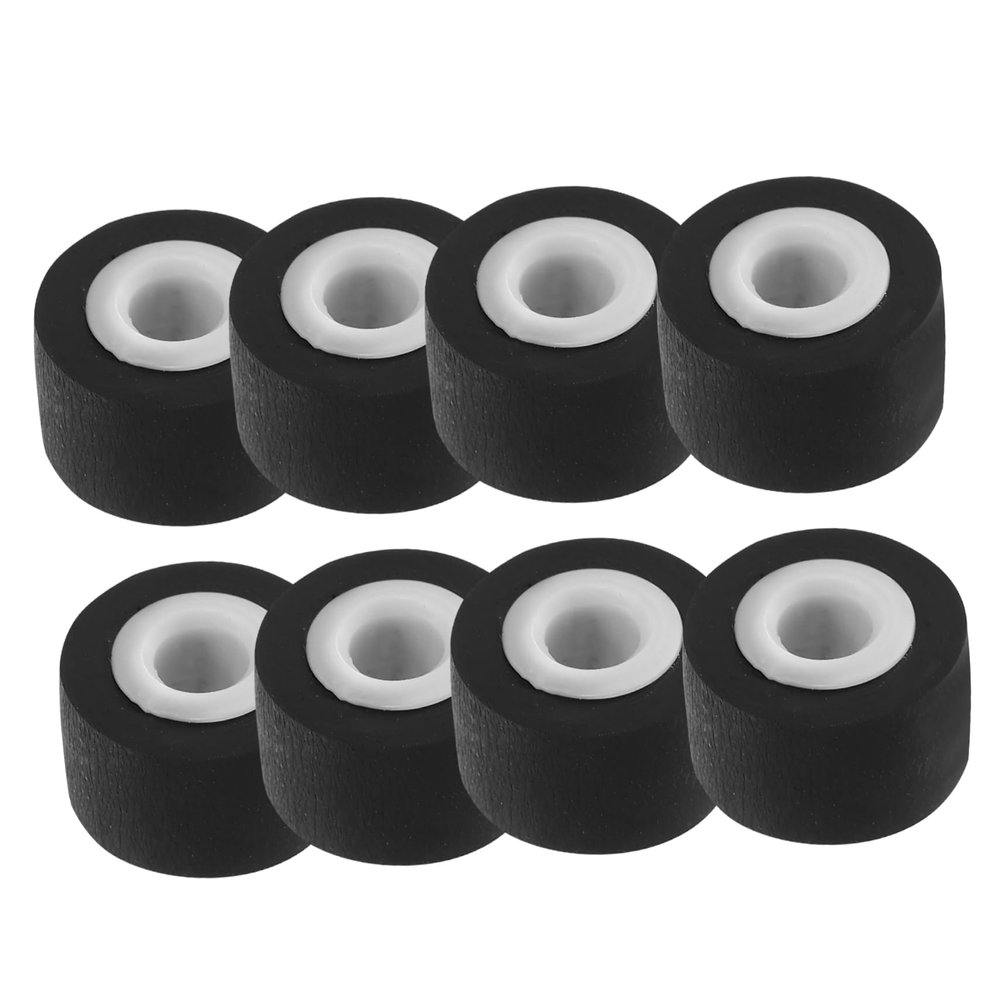 OSALADI 12pcs Solid Plastic Pinch Rollers for Cassette Tape Player Video Machine Repair Kit Bearing Rollers for Radio Recorder and Cd Player