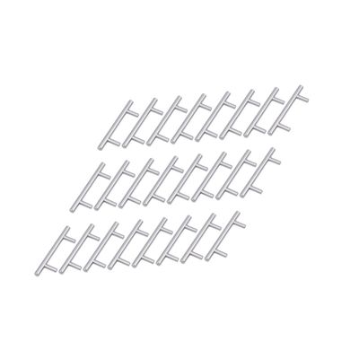 QUMIIRITY 30pcs Cabinet Door Knobs Brushed Stainless Steel Pull Handles Kitchen Pulls Handles