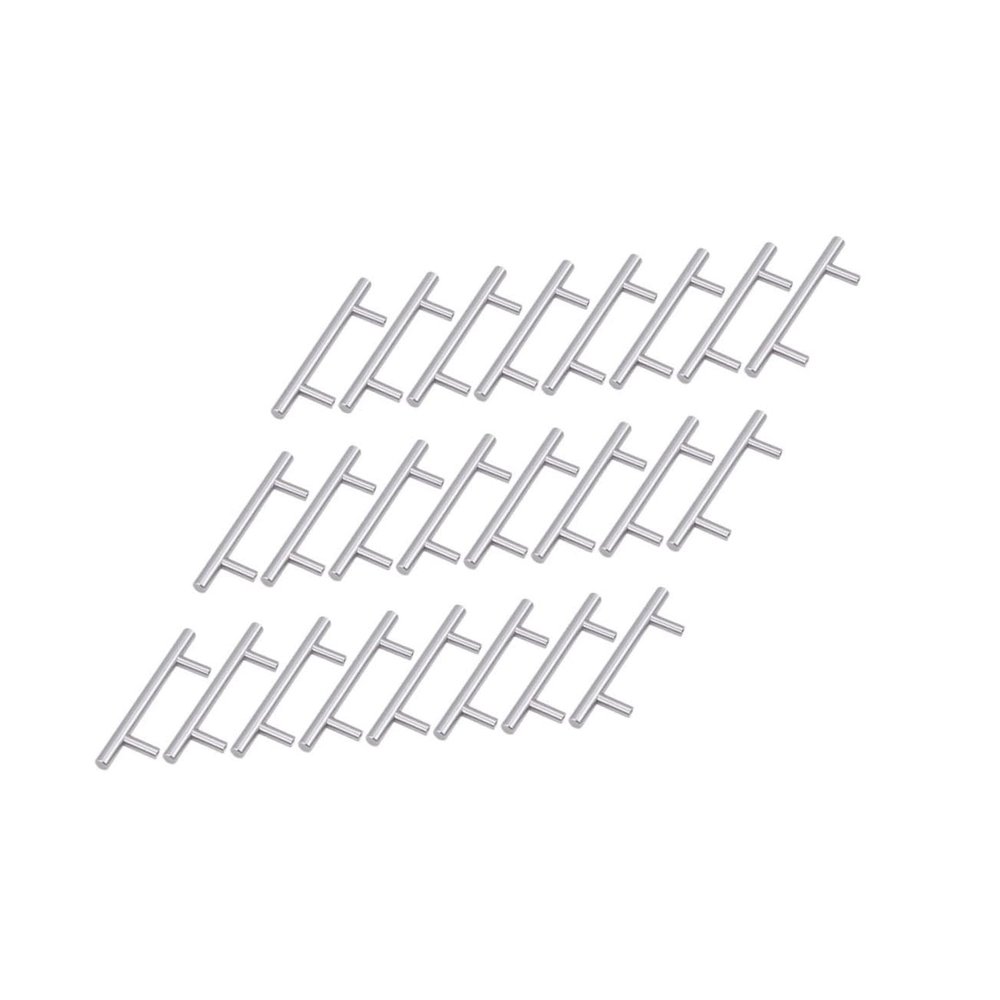 QUMIIRITY 30pcs Cabinet Door Knobs Brushed Stainless Steel Pull Handles Kitchen Pulls Handles