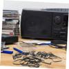 MOLUCKFU 50pcs Cassette Belts Square Cassette Drive Belts Player for Recorder Repair Maintenance view 2