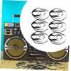 MOLUCKFU 50pcs Cassette Belts Square Cassette Drive Belts Player for Recorder Repair Maintenance view 3