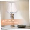 MOBUTOFU Cloth Lampshade for Ceiling and Wall Lights Simple Design Eye-friendly Light Cover Fabric for Home Decor and Housewarming Gifts view 2