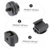 KONTONTY Camera Hot Shoe Mount Adapter with Tripod Screw Versatile Three-Head Design for Microphones Led Lights and DSLR Cameras Durable and Compact Photography Accessory view 3