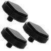 KONTONTY 3pcs Hot Shoe Mount Adapter Set Metal Tripod Screw Bracket for Led Lights Microphones and Monitors Design Durable Material view 1
