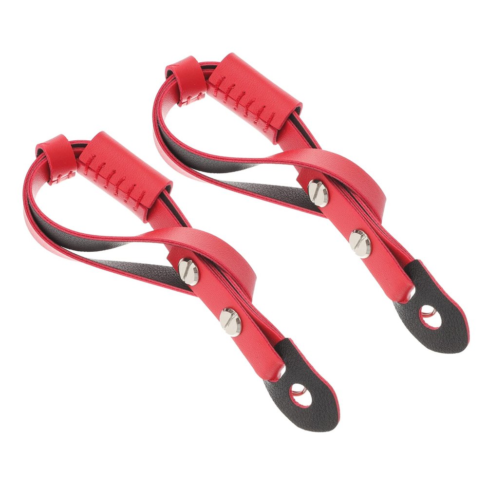 CONGARTENO 2pcs Cowhide Digital Camera Wrist Strap Protective Hand Strap for Cameras Telescopes and Equipment Easy Installation
