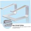 CAXUSD 1pc Aluminum Alloy Laptop Stand Detachable - Notebook Holder Ergonomic Height Bracket for Improved Posture for Tablets and Laptops Finish view 4
