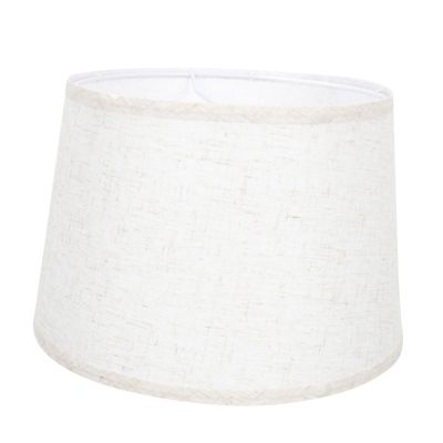 SEWOART Led Compatible Folding Lampshade Tassel Design for Table Lamps Easy to Install