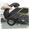 FELTECHELECTR 2pcs Coiled Telephone Cord for Landline Flexible Durable Design with Signal Transmission Essential Telephone Accessories for view 3