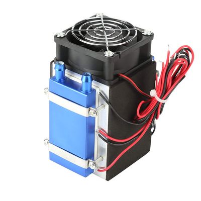Semiconductor Cooler, DC 12V 4/6 Chip Semiconductor Refrigeration, Machine Cooler DIY Air Cooling Device for Small Space Cooling Pet Air Conditioner (4 Pin)