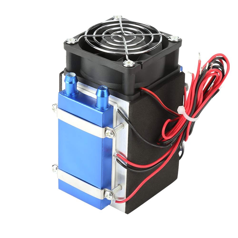 Semiconductor Cooler, DC 12V 4/6 Chip Semiconductor Refrigeration, Machine Cooler DIY Air Cooling Device for Small Space Cooling Pet Air Conditioner (4 Pin)