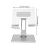 ARTIBETTER Folding Aluminum Alloy Laptop Bracket Desk Laptop Stand Adjustable Angle for view 2