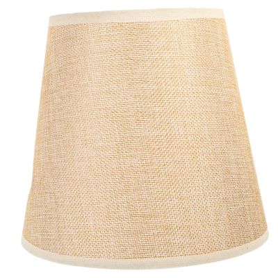 KICHOUSE Linen Table Lamp Shade Cover Drum Shade for Desk and Floor Lamps Warm Atmosphere Easy Installation Fabric Beige Color