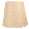 KICHOUSE Linen Table Lamp Shade Cover Drum Shade for Desk and Floor Lamps Warm Atmosphere Easy Installation Fabric Beige Color view 1