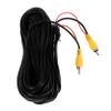 COOLHIYA 1pc Video Extension Cable for Car Rear View Audio Signal Line for Backup Compatible Systems and Dash view 1
