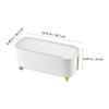 ARTIBETTER 1pc Home Cable Storage Box Lid Cable Management Strips Organizer Table Socket Container for Chargers Power Strips and Cords Practical to Avoid Tangles and Accidental Spills view 4