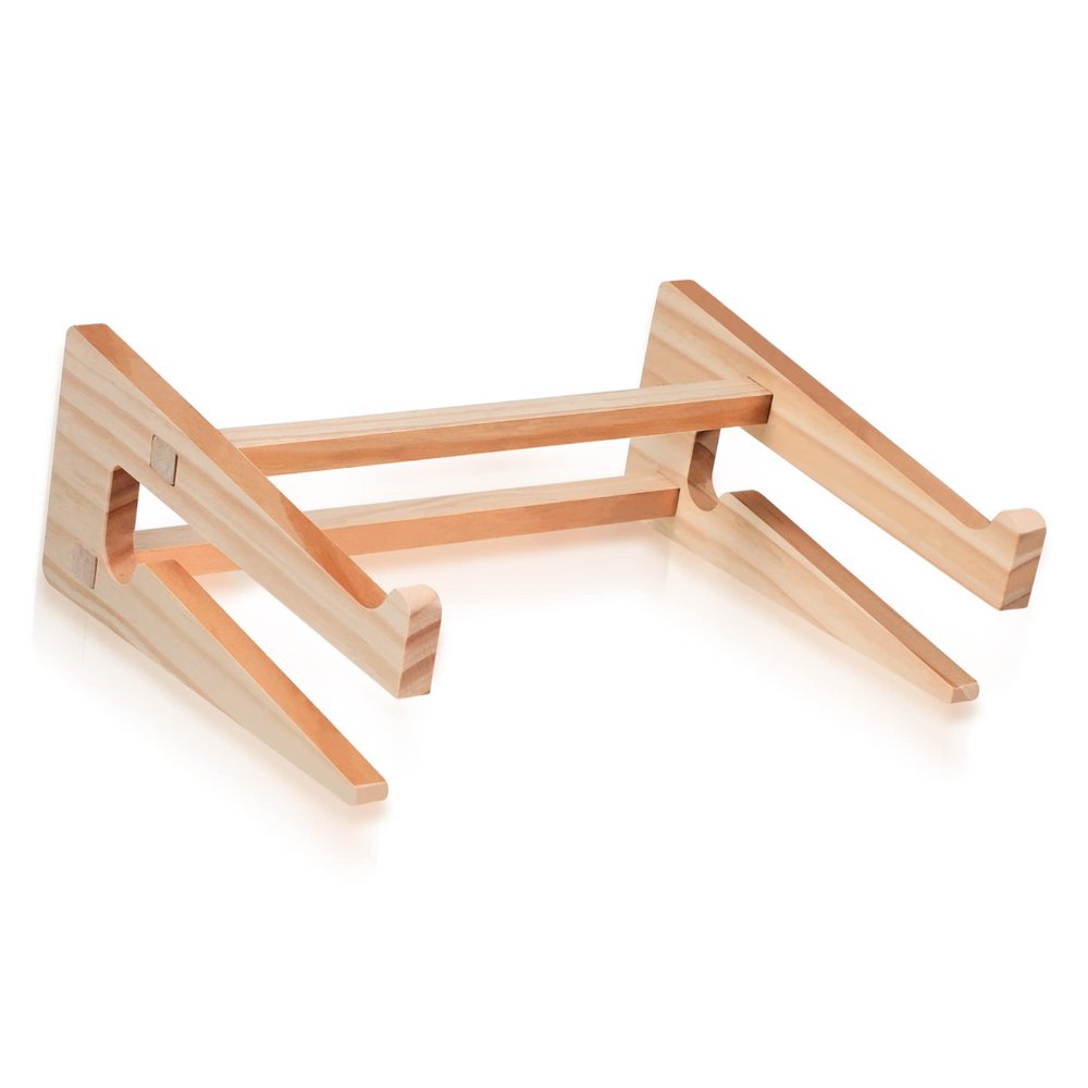 ARTIBETTER Laptop Storage Stand Wooden Desk Riser Tablet Holder Bed Table Laptop Support