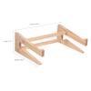 ARTIBETTER Laptop Storage Stand Wooden Desk Riser Tablet Holder Bed Table Laptop Support view 3