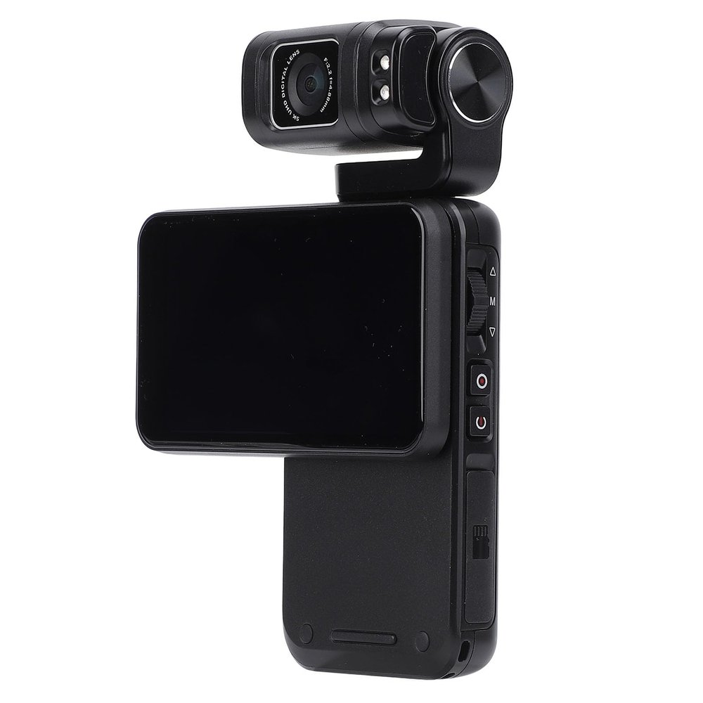 Tangxi 5K Video Camera, 48MP IR Night Vision Vlogging Camcorder, M3 Handheld Digital Camera with 3.5 Inch Rotatable Touchscreen, 3250mAh Capacity Battery, for Travel
