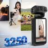 Tangxi 5K Video Camera, 48MP IR Night Vision Vlogging Camcorder, M3 Handheld Digital Camera with 3.5 Inch Rotatable Touchscreen, 3250mAh Capacity Battery, for Travel view 2