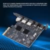 10Gbps USB 3.2 Expansion Card with 3 Type A, 2 Type C Ports, PCIe 4X for Computer Motherboard, Compatible with 10 11 view 2