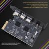 10Gbps USB 3.2 Expansion Card with 3 Type A, 2 Type C Ports, PCIe 4X for Computer Motherboard, Compatible with 10 11 view 3