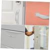 QUMIIRITY 5pcs Cabinet Pulls Simple Pull Bars Minimalist Hand Grip for Wardrobe Cabinet Drawer view 2