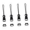 jojofuny Camera Strap Black Quick Release Camera Strap Buckles Loop Connectors 8 Pcs view 1