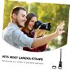 jojofuny Camera Strap Black Quick Release Camera Strap Buckles Loop Connectors 8 Pcs view 2