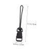jojofuny Camera Strap Black Quick Release Camera Strap Buckles Loop Connectors 8 Pcs view 3