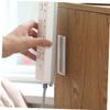 HOMSFOU 4pcs Self-Adhesive Wall-Mounted Power Strip Holder Socket Organizer for Home Office Easy Install Cable Management Rack Green and Pink view 2
