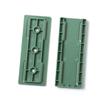 HOMSFOU 4pcs Self-Adhesive Wall-Mounted Power Strip Holder Socket Organizer for Home Office Easy Install Cable Management Rack Green and Pink view 3