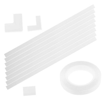 OSALADI Cable Hider Wall Strips Hide Cords Floor and Wall Tv Wire Cover Wire Hider Cable Management for Home Renters Modern Living Areas