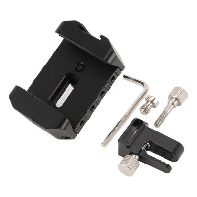 Aluminum Alloy SSD Holder Clip,SSD Mount Bracket Adjustable Securely Fasten USB Cables for T5 T7 T9 E61 Portable SSDs Aluminum Alloy Holder Clip