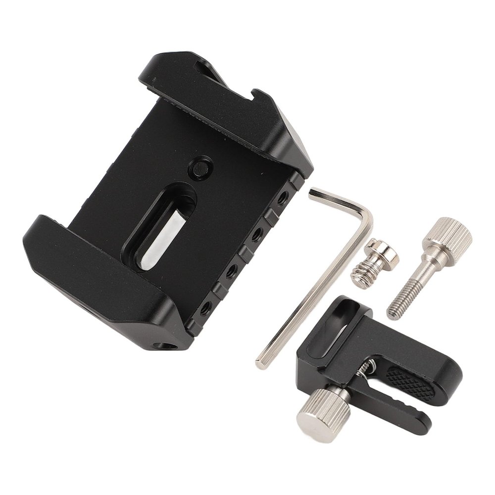 Aluminum Alloy SSD Holder Clip,SSD Mount Bracket Adjustable Securely Fasten USB Cables for T5 T7 T9 E61 Portable SSDs Aluminum Alloy Holder Clip