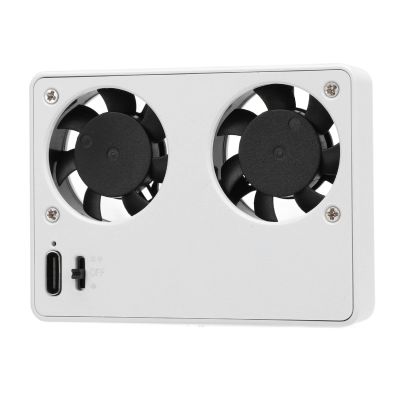 Camera Dual Cooling Fan,Camera Video Dual Cooling Fan Semiconductor External Cooling System for A7M4 ZVE1 ZV E10 ZV1 R6 Quiet 2 Speed Fan Black