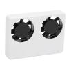 Camera Dual Cooling Fan,Camera Video Dual Cooling Fan Semiconductor External Cooling System for A7M4 ZVE1 ZV E10 ZV1 R6 Quiet 2 Speed Fan Black view 3