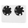Camera Dual Cooling Fan,Camera Video Dual Cooling Fan Semiconductor External Cooling System for A7M4 ZVE1 ZV E10 ZV1 R6 Quiet 2 Speed Fan Black view 4
