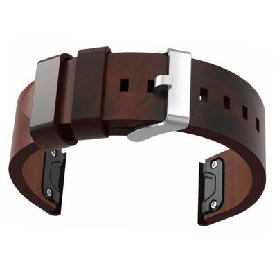 Adjustable Leather Watch Bracelet Band Watch Replacement Wrist Strap for Fenix 5