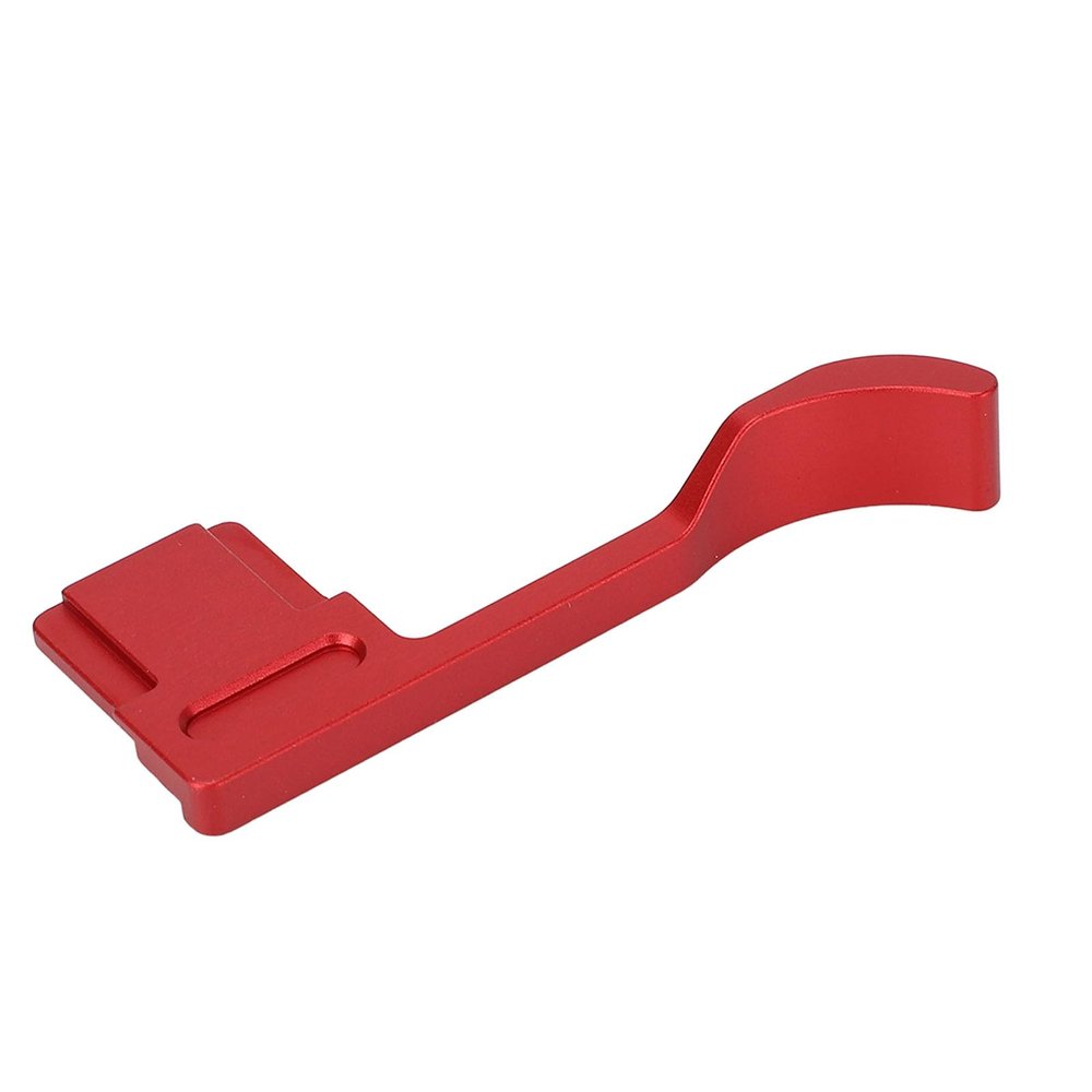 Asixxsix Grip Hot Shoe Cover, Aluminum Alloy Metal Thumb Up Grip Ergonomic Thumb Up Rest Hand Grip for A7CR A7CRII Camera, Enhanced Comfort (Red)