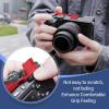 Asixxsix Grip Hot Shoe Cover, Aluminum Alloy Metal Thumb Up Grip Ergonomic Thumb Up Rest Hand Grip for A7CR A7CRII Camera, Enhanced Comfort (Red) view 2