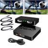 HDMI Splitter 1 in 2 Outwith 3HDMI Cables + 1USB Strip Power Cable  12 Power HDMI Splitter/Distributor 2 Ports for Dual Monitors Copy/Mirror Support 4K@30Hz 1080P Full HD 3D LED PS3/4 etc view 1