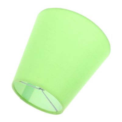 Light Green Fabric Lamp Shade Clip on Replacement Cover