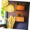 WHAMVOX Woven Ceiling Lamp Shade Handmade Rattan Light Fixture for Soft Lighting Room Bedroom and Dining Area Easy to Install Replacement Lampshade view 3
