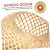 Levemolo Woven Lamp Shade Multi-functional Rattan Pendant Light Shade for Ceiling Fixtures Handmade Natural Sturdy and Compatible Various Lighting Styles view 2