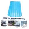 ASAKKURA Gauze Lamp Shade for Table Floor and Wall Lamps Cozy Illumination Effect Easy to Install Clip Design Blue Replacement for Home view 2